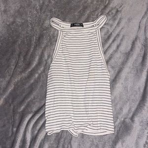 Shein Tank top Color:White/Black Size: Medium